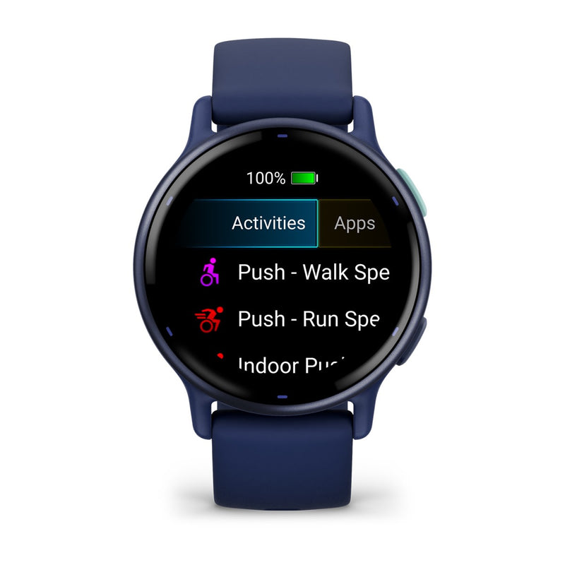 Încărcați imaginea în vizualizatorul Galerie, Vivoactive 5 - Blue I Blue Metallic
