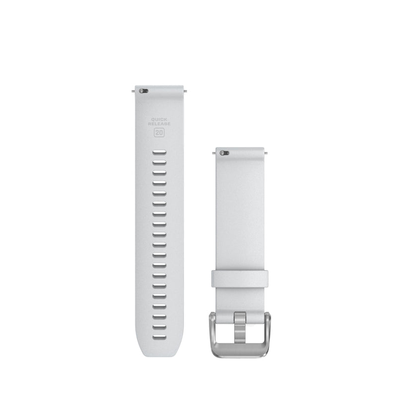 Încărcați imaginea în vizualizatorul Galerie, Curea silicon - Quick Release 20 - white/silver hardware
