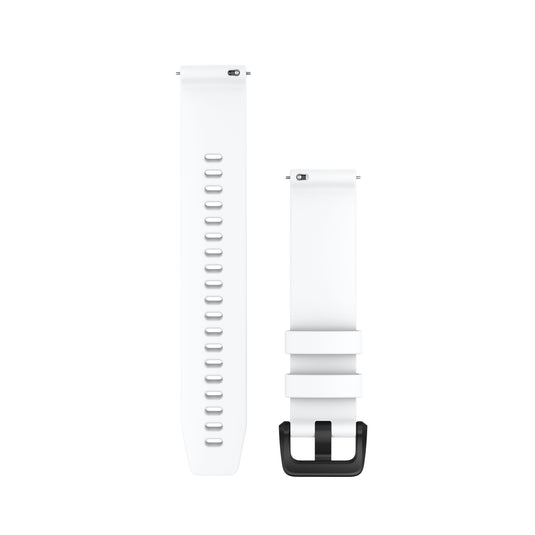 Curea silicon - Quick Release 20 - white/black hardware