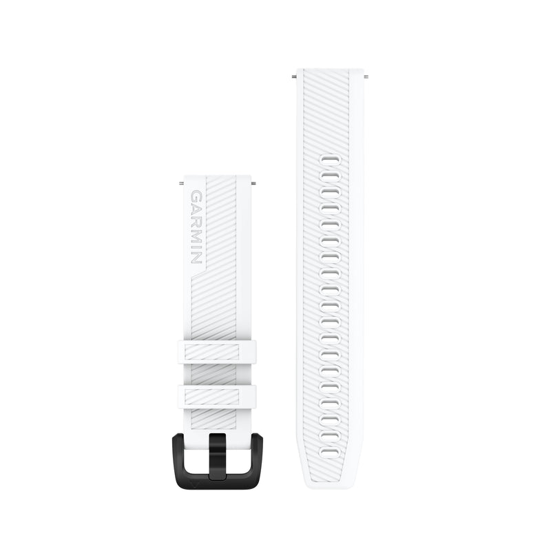 Încărcați imaginea în vizualizatorul Galerie, Curea silicon - Quick Release 20 - white/black hardware
