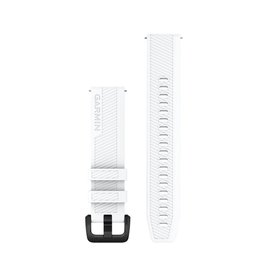 Curea silicon - Quick Release 20 - white/black hardware