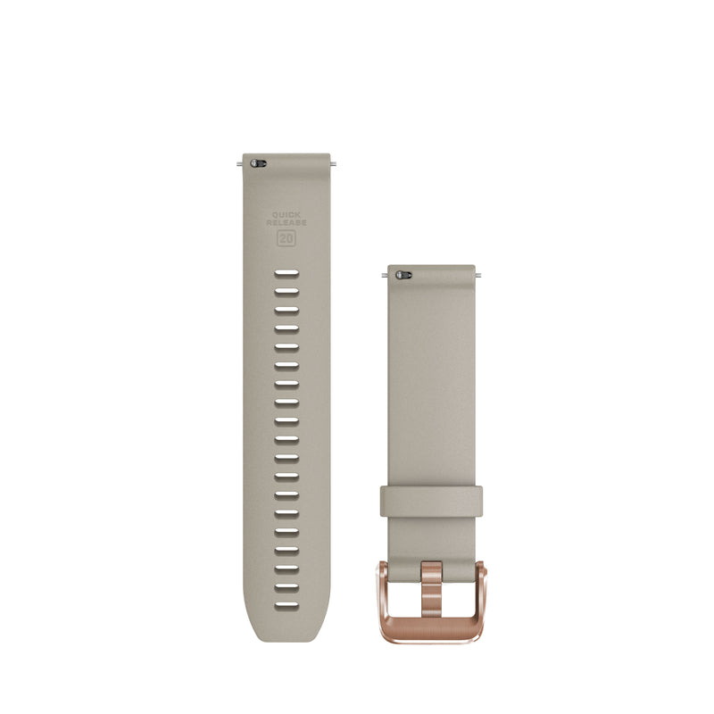 Încărcați imaginea în vizualizatorul Galerie, Curea silicon - Quick Release 20 - light sand/rose gold
