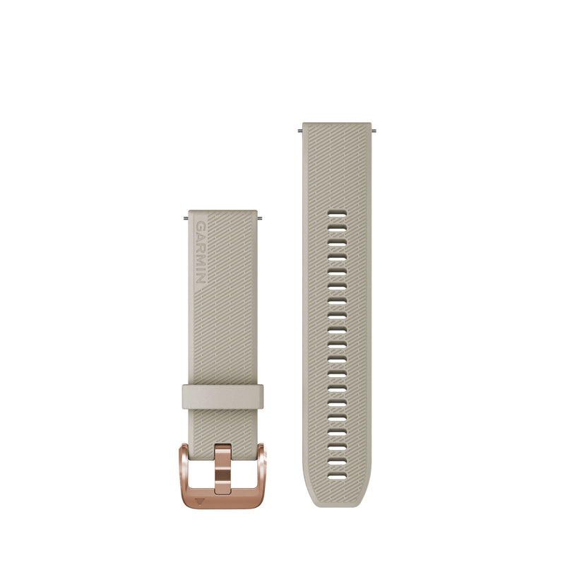 Încărcați imaginea în vizualizatorul Galerie, Curea silicon - Quick Release 20 - light sand/rose gold

