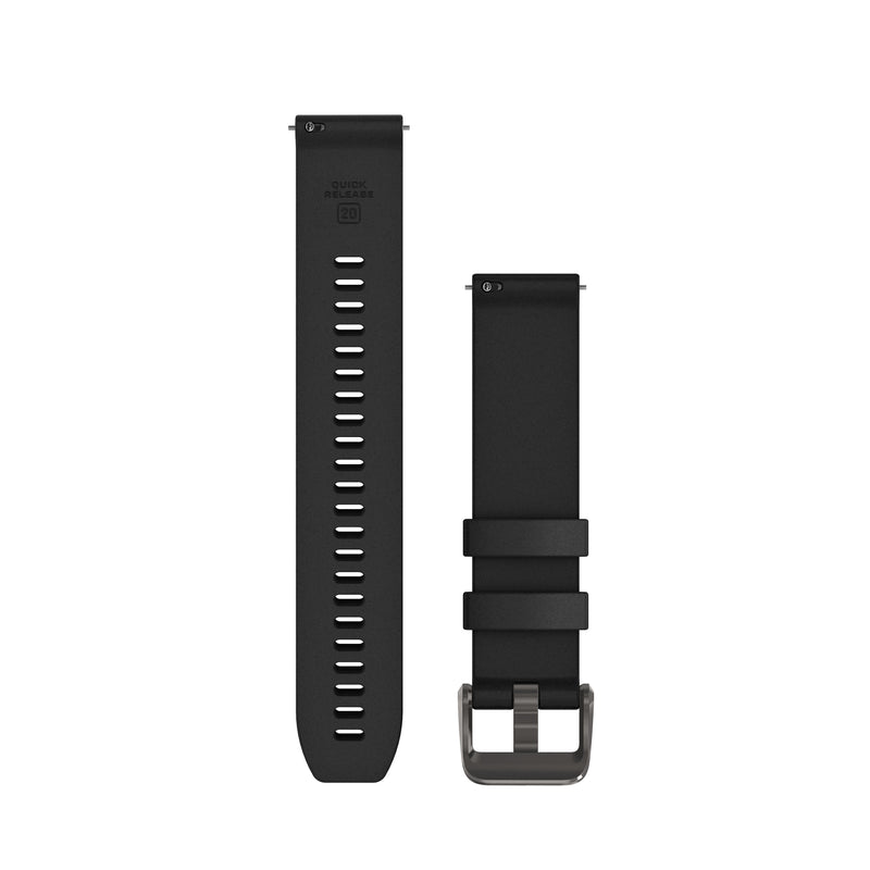 Încărcați imaginea în vizualizatorul Galerie, Curea silicon - Quick release 20 - black/black hardware
