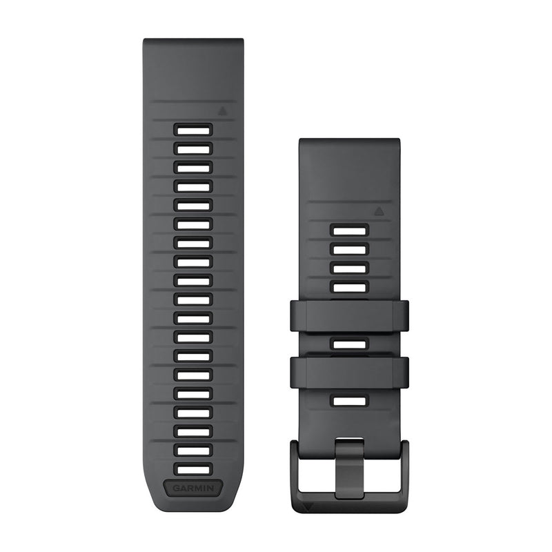 Load image into Gallery viewer, Curea silicon - QuickFit 26 watch band - Slaye gray | Black Silicone

