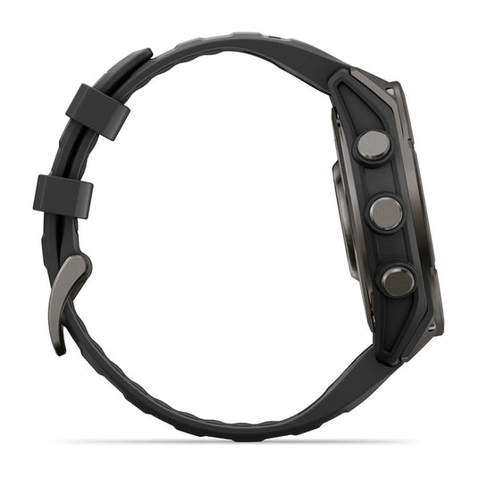 fenix 9 AMOLED 47 mm - Titan DLC Carbon Gray I Band Black