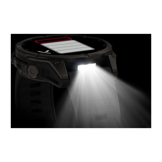 fenix 9 AMOLED 47 mm - Titan DLC Carbon Gray I Band Black