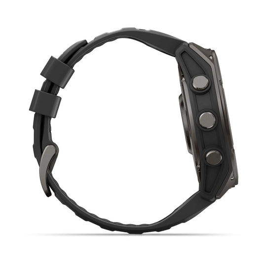 fenix 9 AMOLED 51 mm - Titan DLC Carbon Gray I Band Black