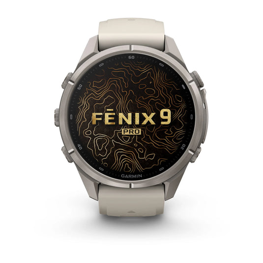 fenix 9 Pro AMOLED inReach 43 mm Titan Fog Gray