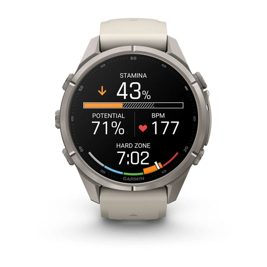 fenix 9 Pro AMOLED inReach 43 mm Titan Fog Gray