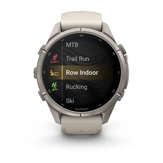 fenix 9 Pro AMOLED inReach 43 mm Titan Fog Gray