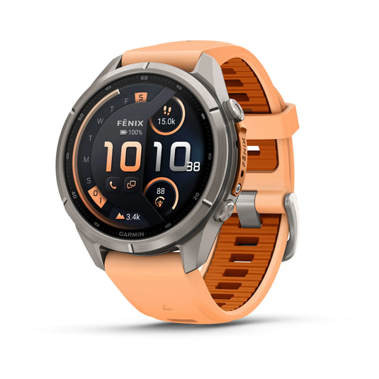 Garmin Fenix 9 Pro AMOLED inReach 43mm Titan Shell Pink Orange