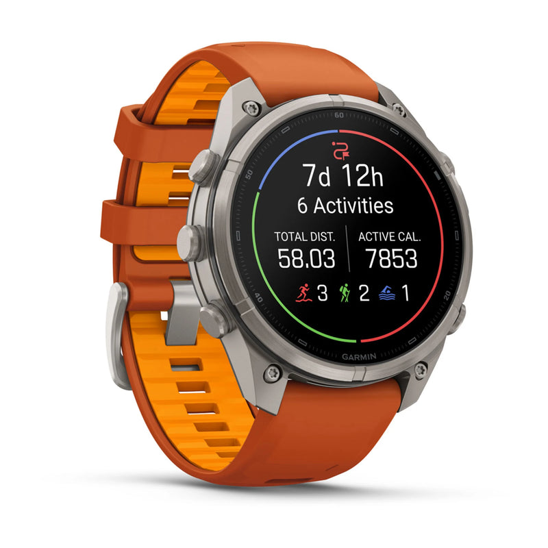 Load image into Gallery viewer, fenix 9 Pro AMOLED inReach 47 mm - Titan Autumn Orange
