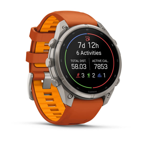 Garmin Fenix 9 Pro AMOLED inReach 47mm Titan Autumn Orange