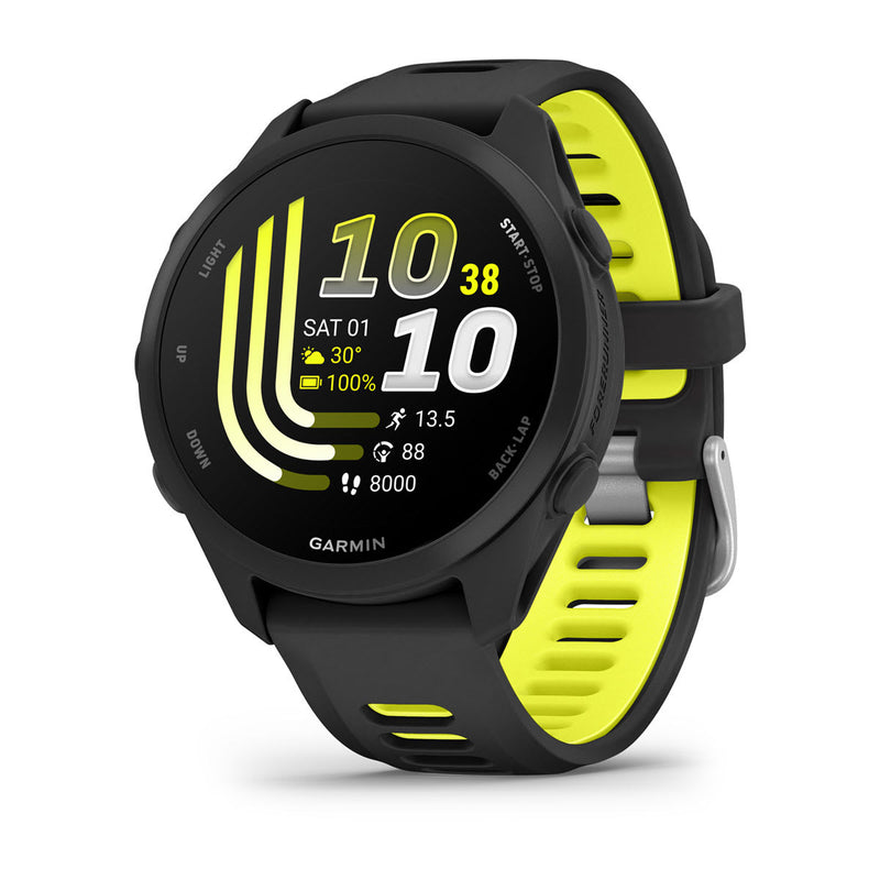 Încărcați imaginea în vizualizatorul Galerie, Forerunner 170 - 43mm - Black I Amp Yellow
