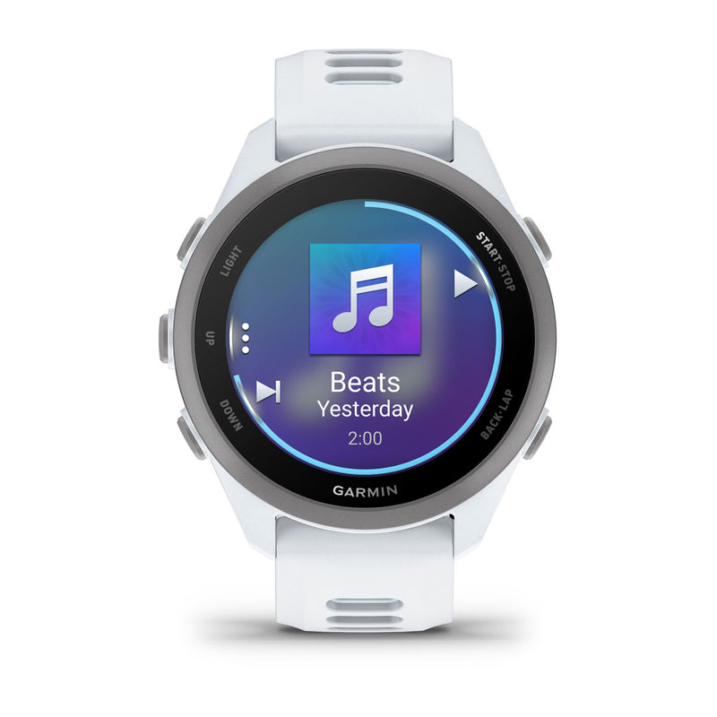 Încărcați imaginea în vizualizatorul Galerie, Forerunner 170 Music - 43mm - Whitestone | Cloud Blue

