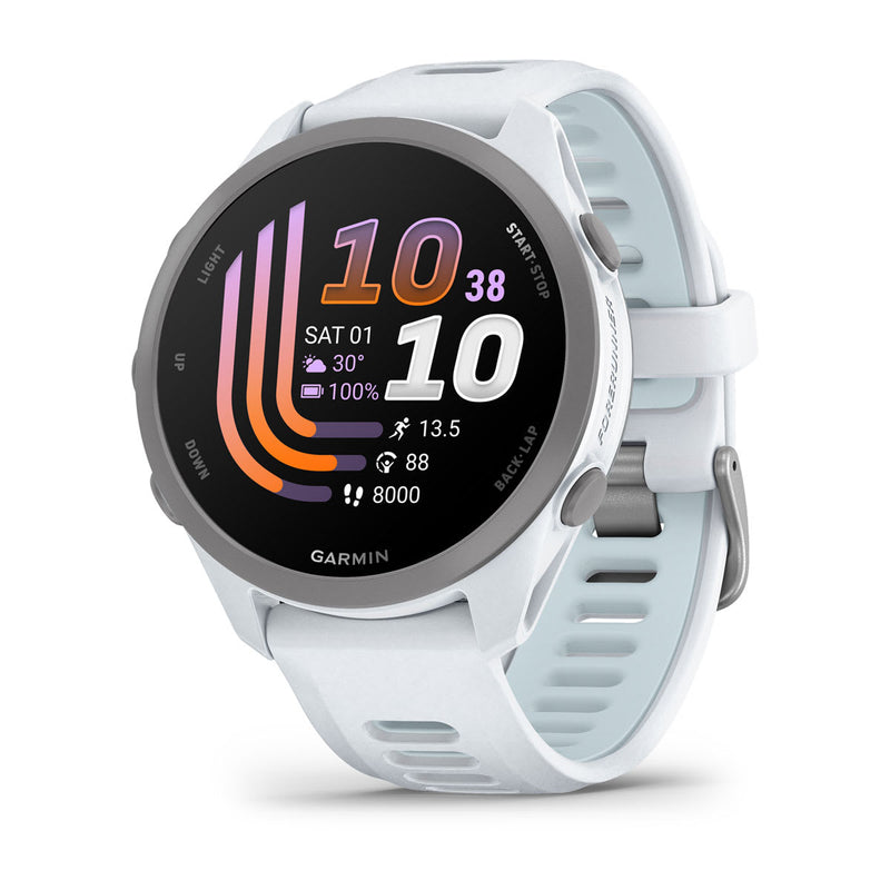 Încărcați imaginea în vizualizatorul Galerie, Forerunner 170 Music - 43mm - Whitestone | Cloud Blue

