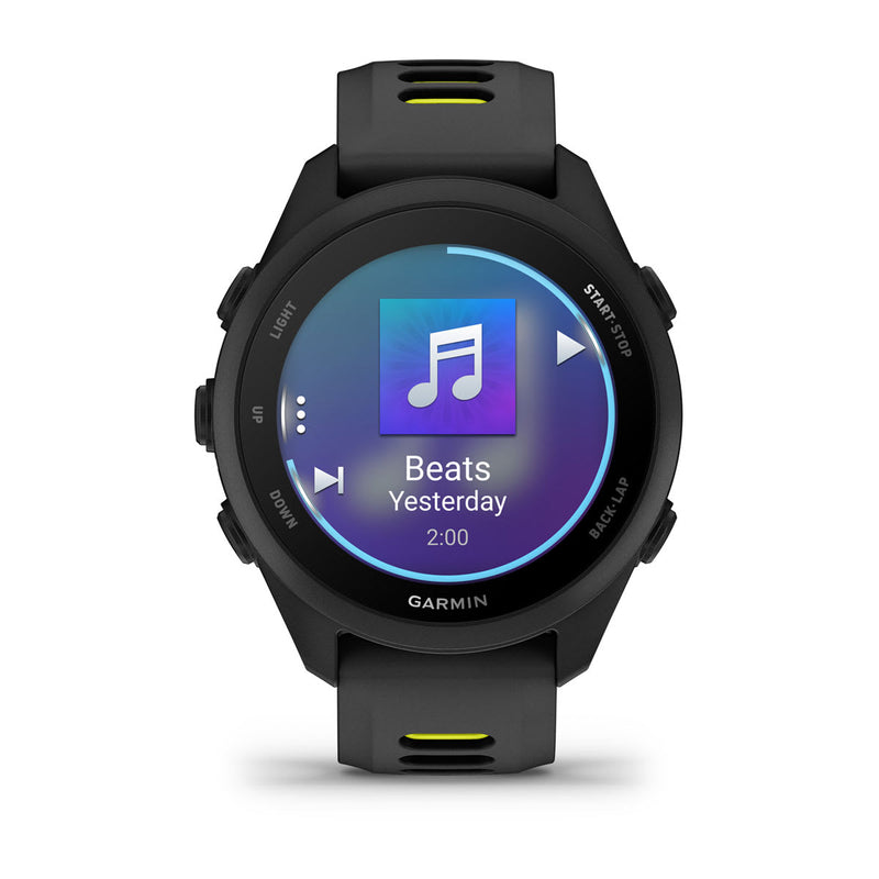 Încărcați imaginea în vizualizatorul Galerie, Forerunner 170 Music - 43mm - Black I Amp Yellow
