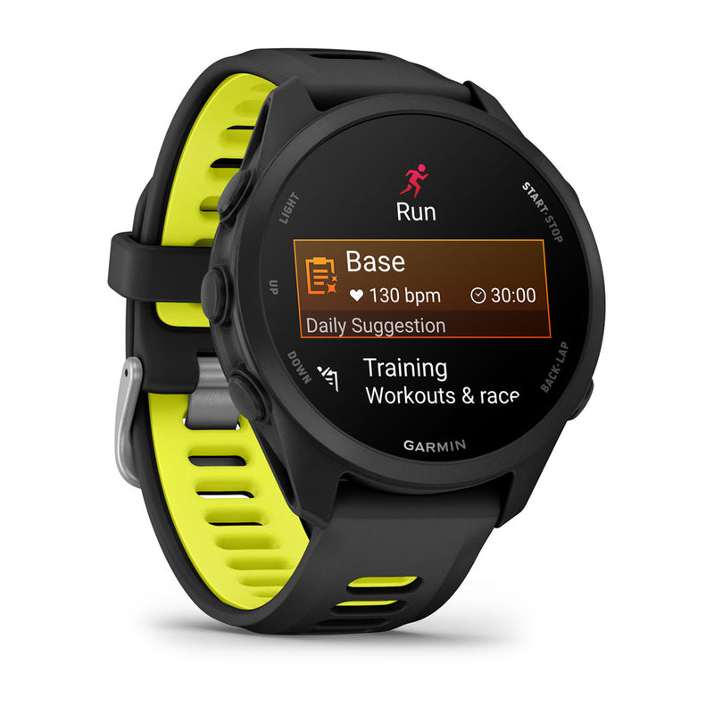 Încărcați imaginea în vizualizatorul Galerie, Forerunner 170 Music - 43mm - Black I Amp Yellow

