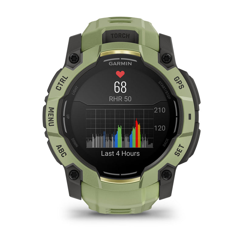 Încărcați imaginea în vizualizatorul Galerie, Instinct 3 - 50 mm AMOLED - Fern green | Gray
