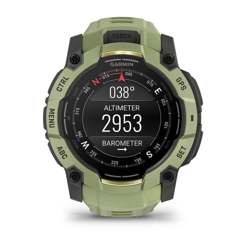 Încărcați imaginea în vizualizatorul Galerie, Instinct 3 - 50 mm AMOLED - Fern green | Gray
