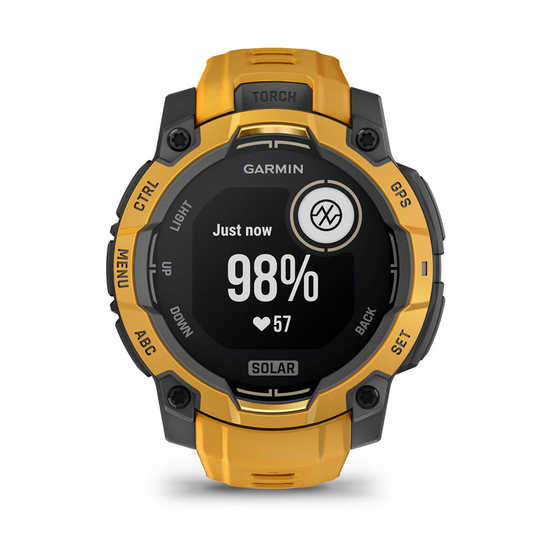 Încărcați imaginea în vizualizatorul Galerie, Instinct 3 - 45 mm Solar - Sunburst | Gray - smartwatch robust cu GPS
