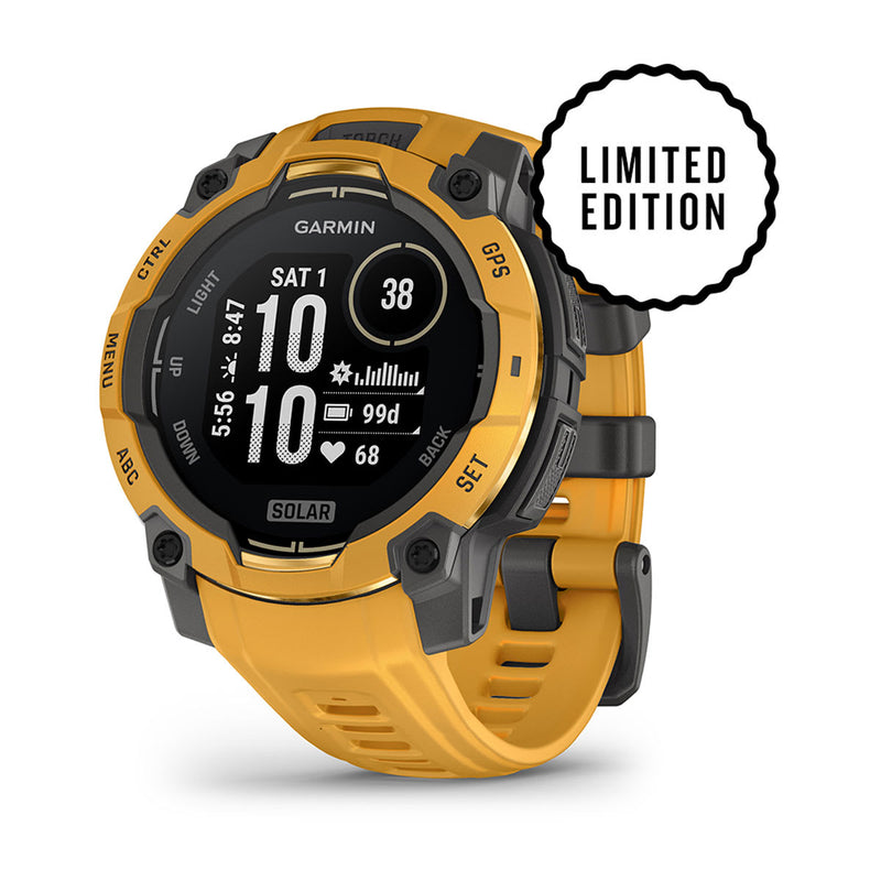 Încărcați imaginea în vizualizatorul Galerie, Instinct 3 - 45 mm Solar - Sunburst | Gray - smartwatch robust cu GPS
