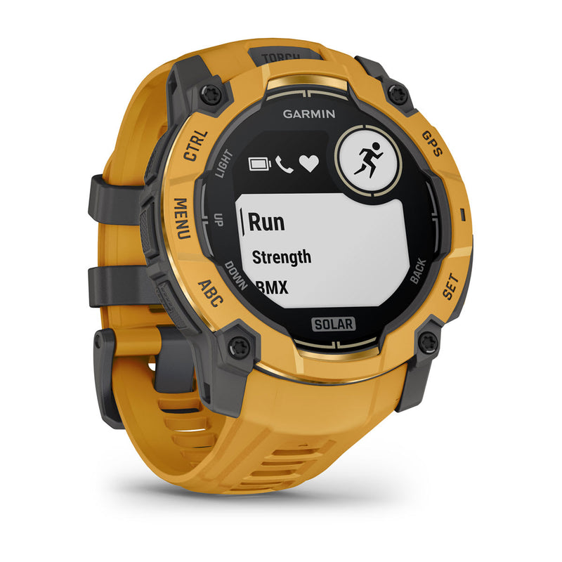 Încărcați imaginea în vizualizatorul Galerie, Instinct 3 - 50 mm Solar - Sunburst | Grey - smartwatch robust cu GPS
