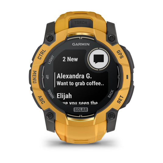 Instinct 3 - 50 mm Solar - Sunburst | Grey - smartwatch robust cu GPS