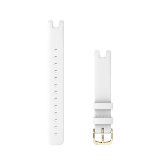 Curea piele - Lily - 14 mm - White Italian hardware