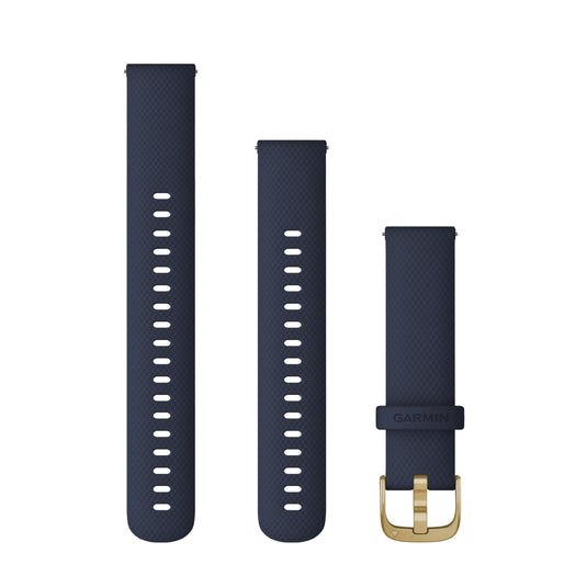 Curea silicon - Quick Release 18 - Blue/Light gold