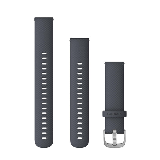 Curea silicon - Quick Release 18 - Granite Blue/Silver