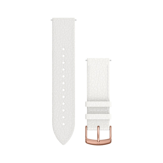 Curea piele - Quick Release 20 - Italian White Leather