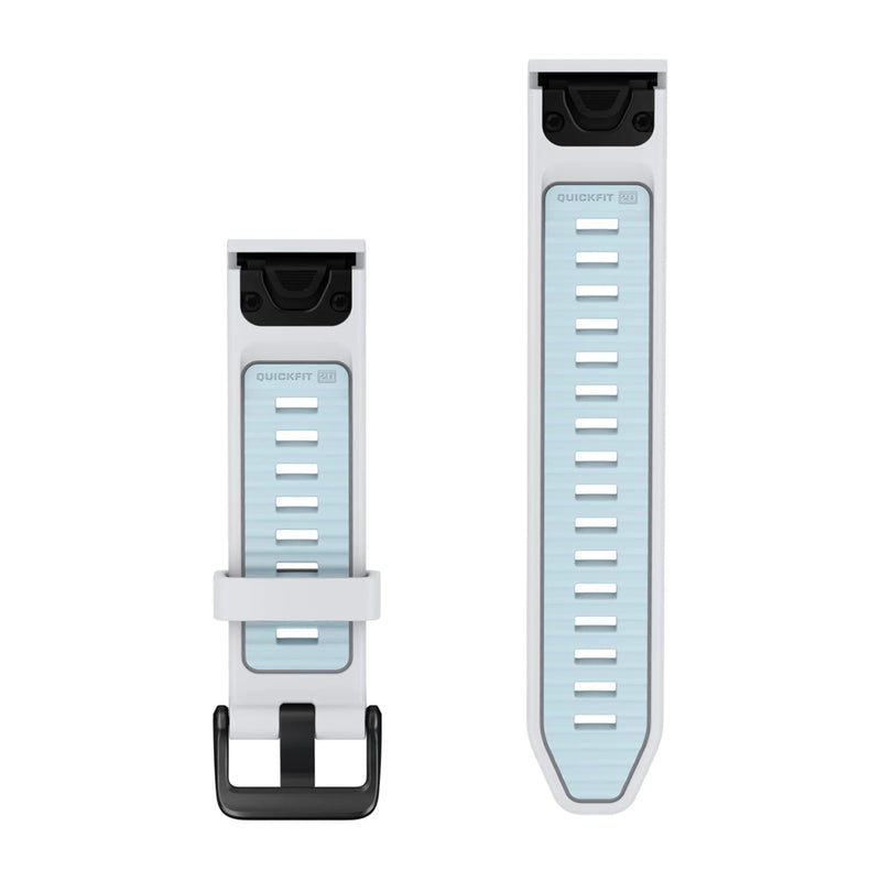 Încărcați imaginea în vizualizatorul Galerie, curea silicon - QuickFit 20 watch band - Whitestone I Ice Blue
