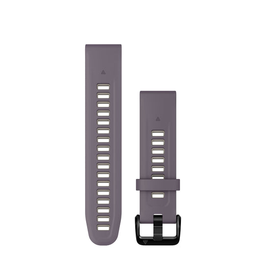 Curea silicon - QuickFit 20 watch band - Deep Orchid | Light Sand