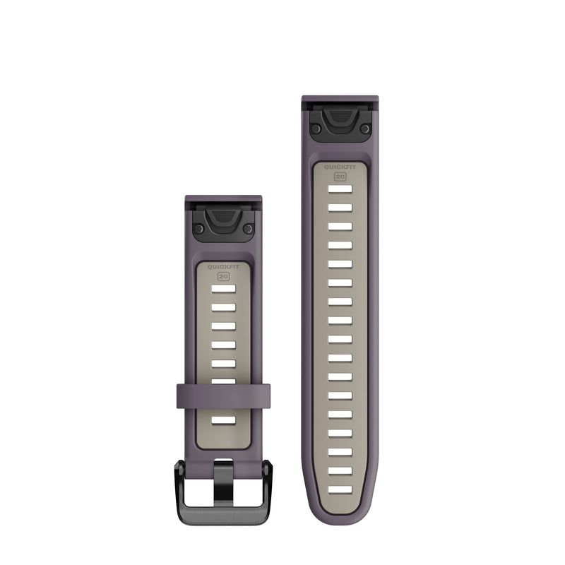 Încărcați imaginea în vizualizatorul Galerie, Curea silicon - QuickFit 20 watch band - Deep Orchid | Light Sand
