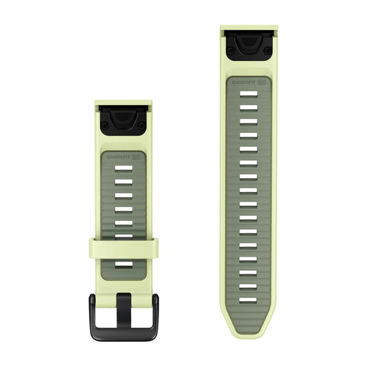 curea silicon - QuickFit 20 watch band - Citron I Willow