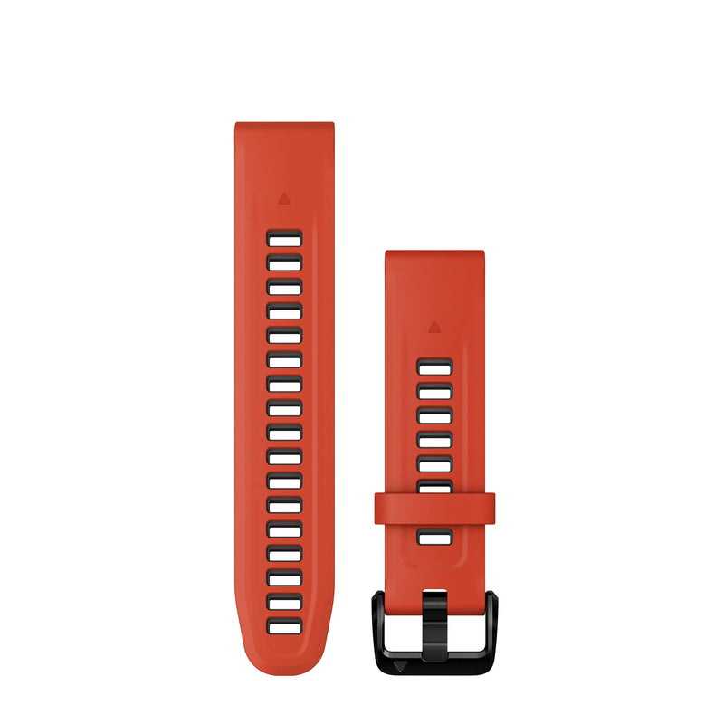 Încărcați imaginea în vizualizatorul Galerie, Curea silicon - QuickFit 20 watch band - Flame Red | Graphite
