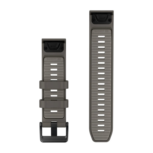 curea silicon - QuickFit 22 watch band - Pebble Gray I Silver Gray