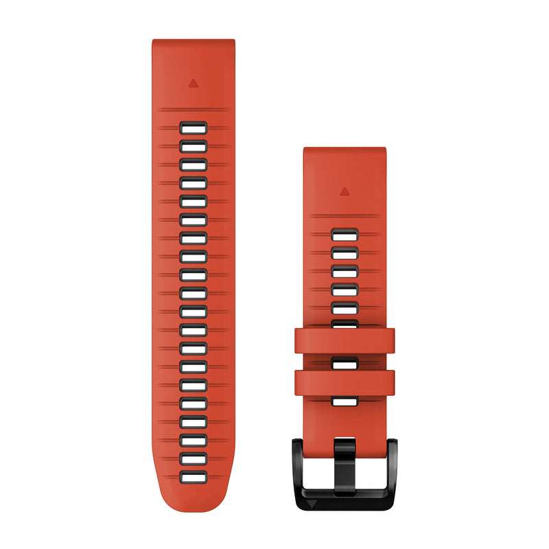 Încărcați imaginea în vizualizatorul Galerie, Curea silicon - QuickFit 22 watch band - Flame Red | Graphite
