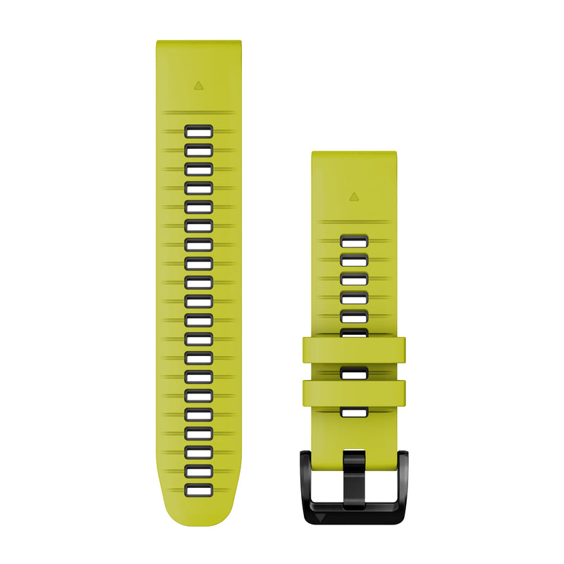 Încărcați imaginea în vizualizatorul Galerie, Curea silicon - QuickFit 22 watch band - Electric Lime | Graphite
