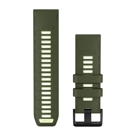 curea silicon - QuickFit 26 watch band - Olive Drab I Citron