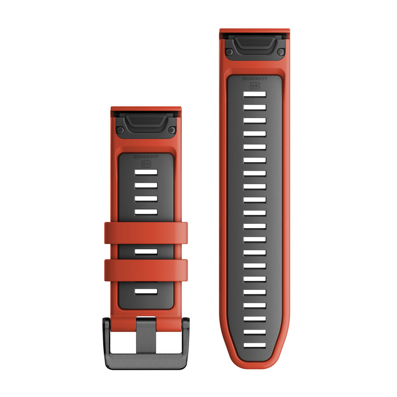 Încărcați imaginea în vizualizatorul Galerie, Curea silicon - QuickFit 26 - Flame Red | Graphite
