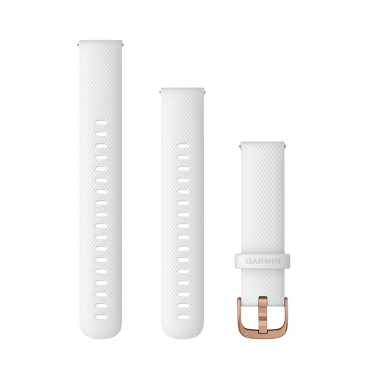 curea silicon - Quick Release 18 - white/rose gold