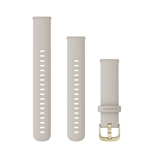 Curea silicon - Quick Release 18 - light sand/gold