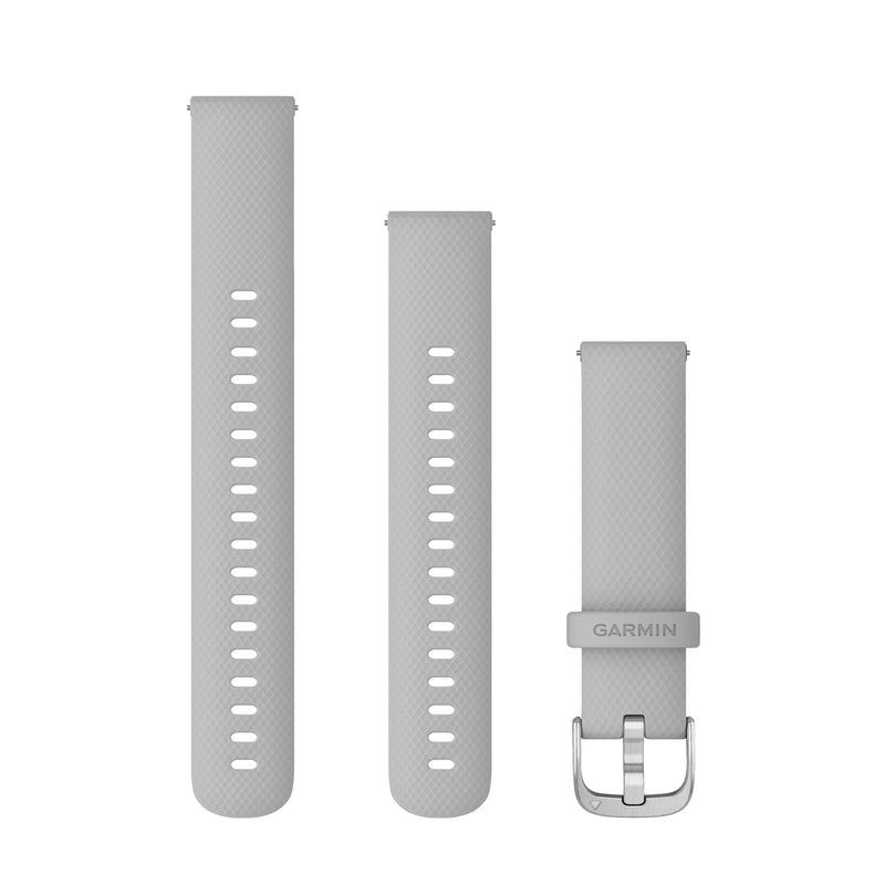 Încărcați imaginea în vizualizatorul Galerie, Curea silicon - Quick Release 18 - mist grey-silver
