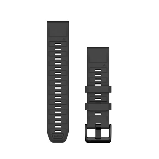 Curea silicon - QuickFit 22 watch band - Graphite Silicone