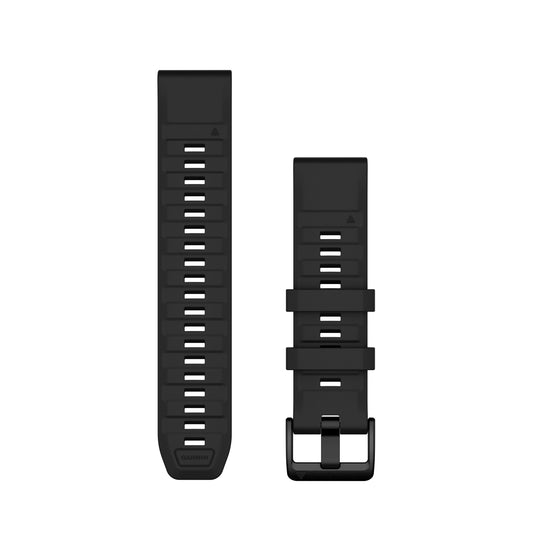 Curea silicon - QuickFit 22 watch band - Black Silicone
