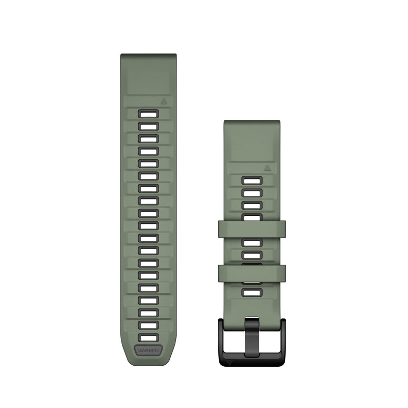 Încărcați imaginea în vizualizatorul Galerie, Curea silicon - QuickFit 22 watch band - Willow | Graphite Silicone
