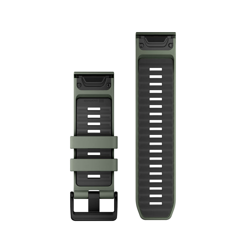 Încărcați imaginea în vizualizatorul Galerie, Curea silicon - QuickFit 26 watch band - Willow | Graphite Silicone
